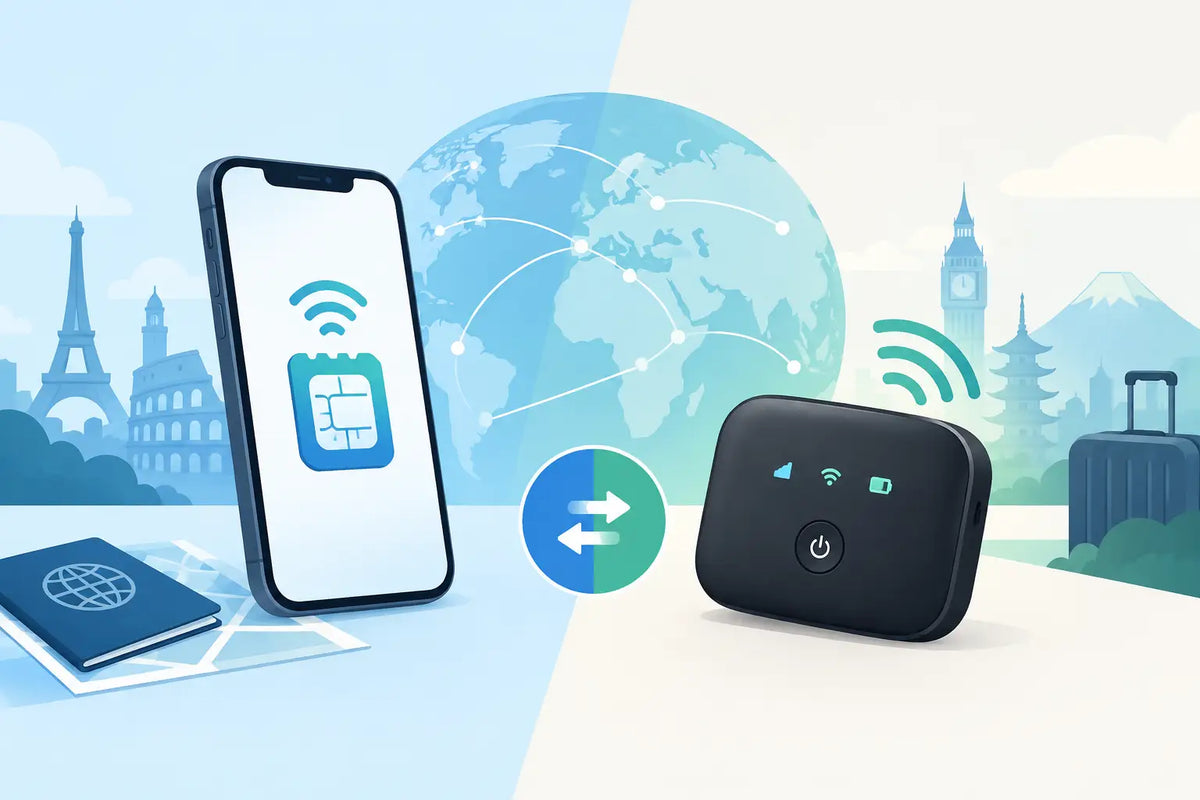 Global eSIM Versus Pocket WiFi: Which Fits?