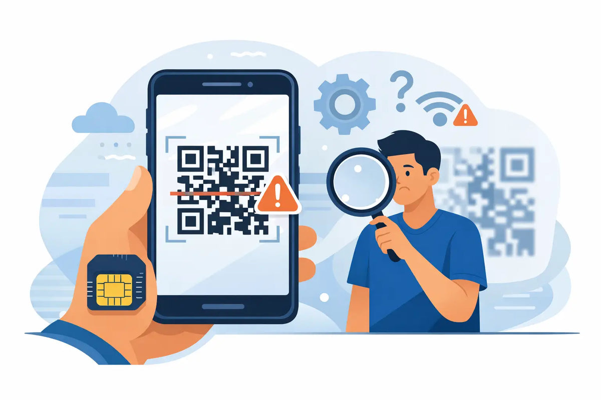 How to Troubleshoot eSIM QR Code Scanning