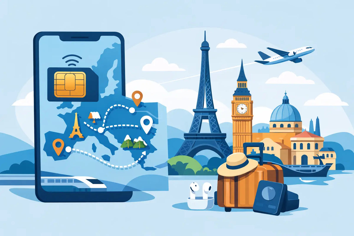 eSIM for Europe Trip Plans That Fit Your Route