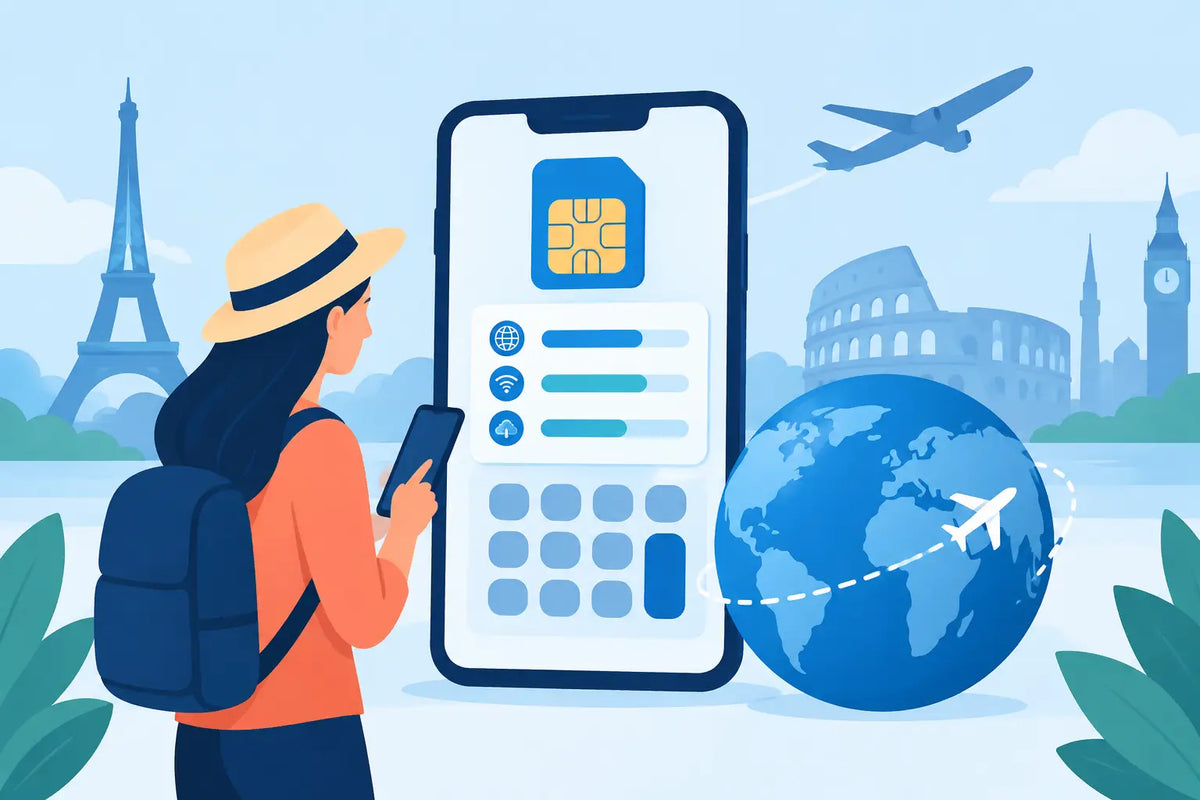 How an eSIM Data Calculator Estimates Travel Data