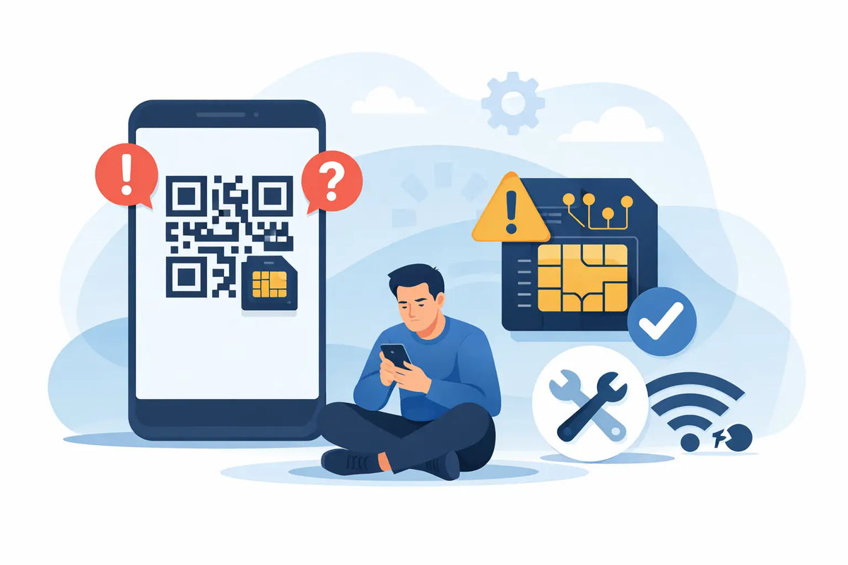 QR Code eSIM Problems and Quick Fixes