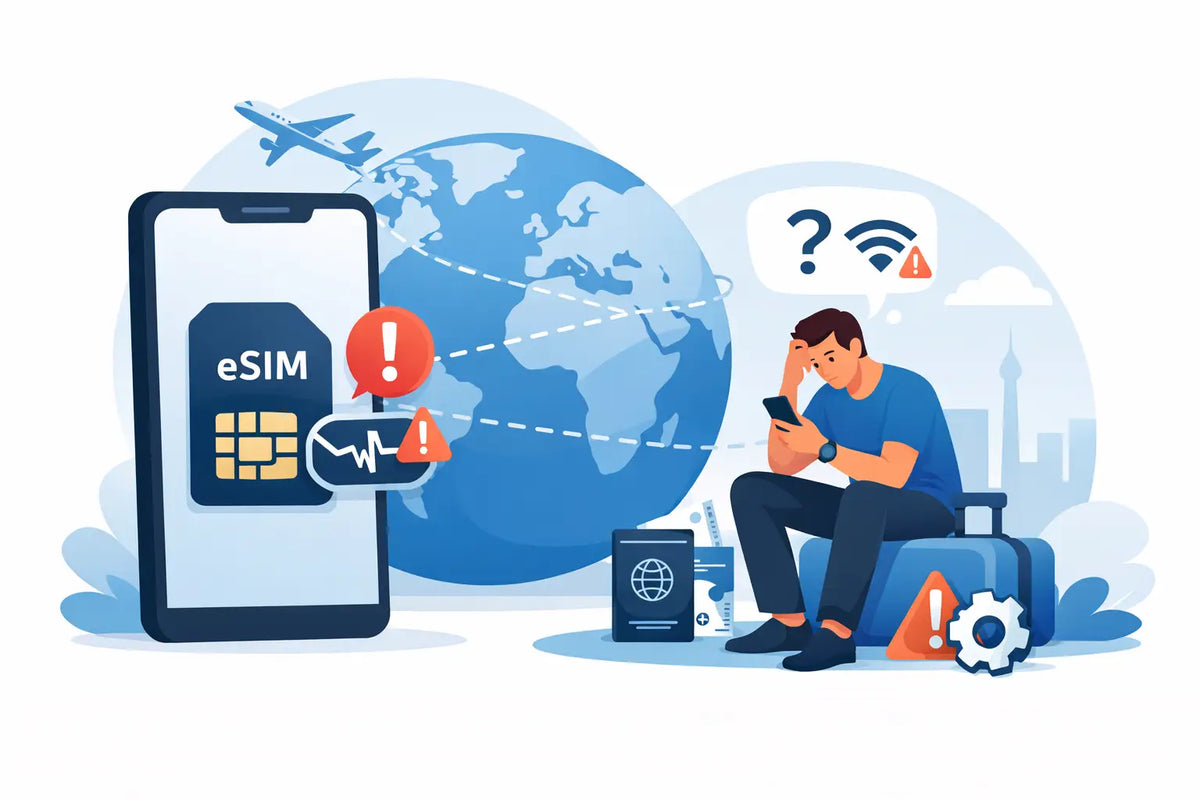 Why Is eSIM Not Connecting Abroad? Fix It