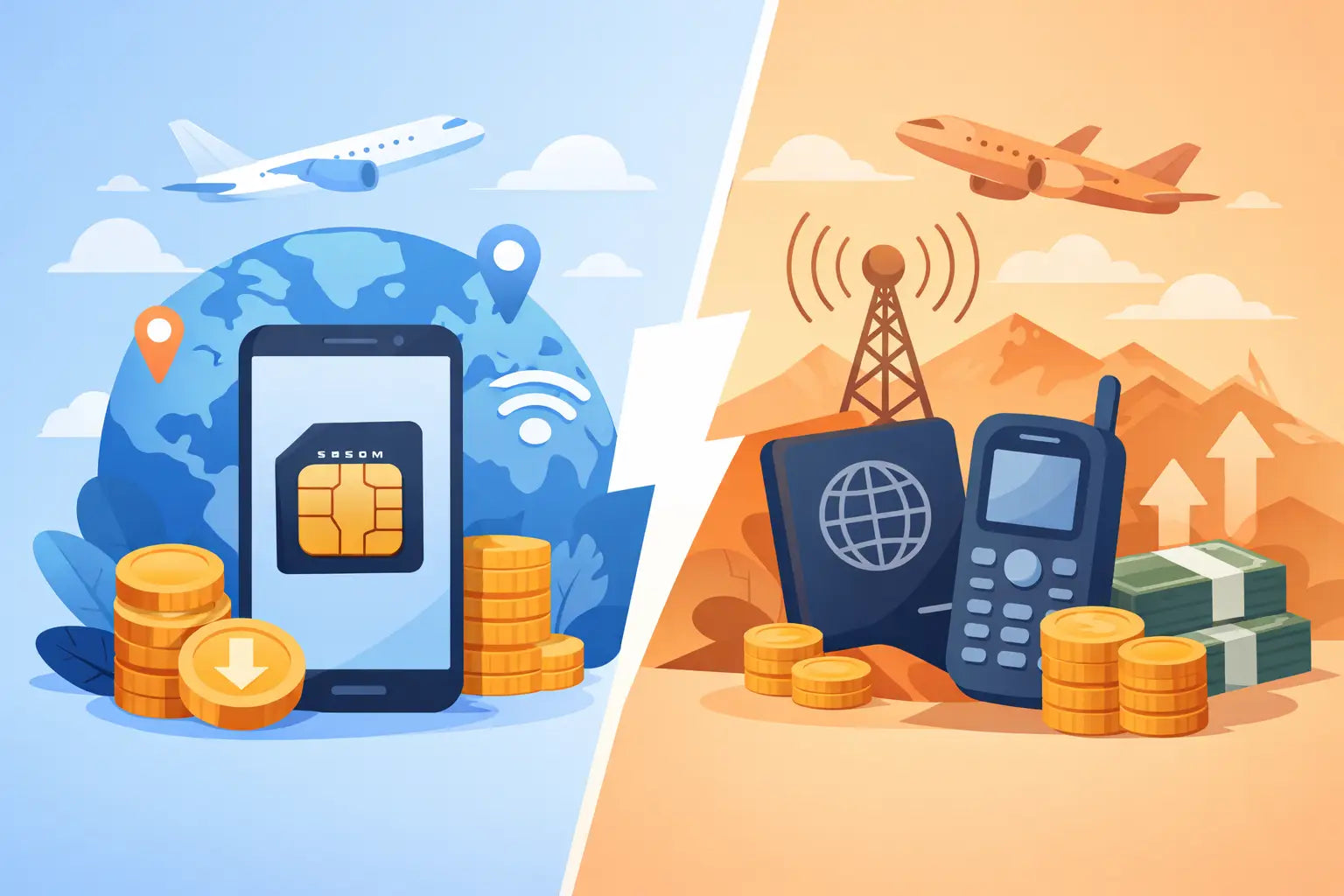 eSIM vs Roaming Charges: Which Saves More?