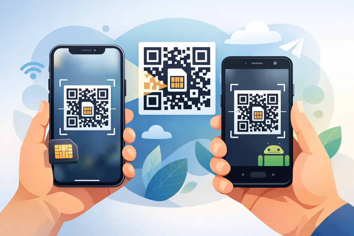 How to Scan eSIM QR on iPhone and Android