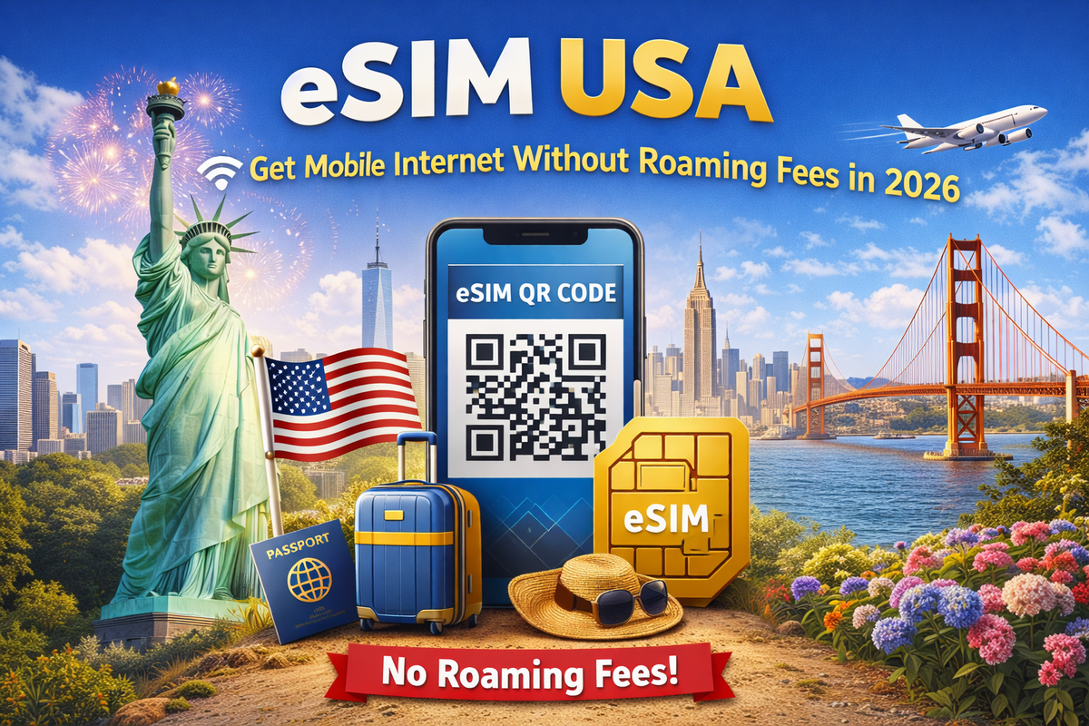 eSIM USA - How to Get Internet Without Roaming Fees
